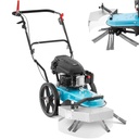 Petrol weeder for cobblestone sidewalks 68 cm wide 3000 W.