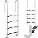 Stainless steel pool ladder 4 steps 1570 mm