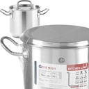 Kitchen Line tall pot with lid 2.8 l dia 160 x 140 h - Hendi 837108