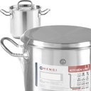 Kitchen Line tall pot with lid 5 l dia 200 x 160 h - Hendi 837207