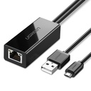 Väline LAN micro USB 100Mbps võrgukaart Chromecastile 1m must