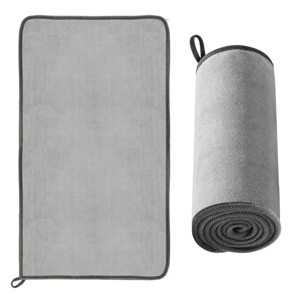Microfiber towel for drying car microfiber 40x80cm gray