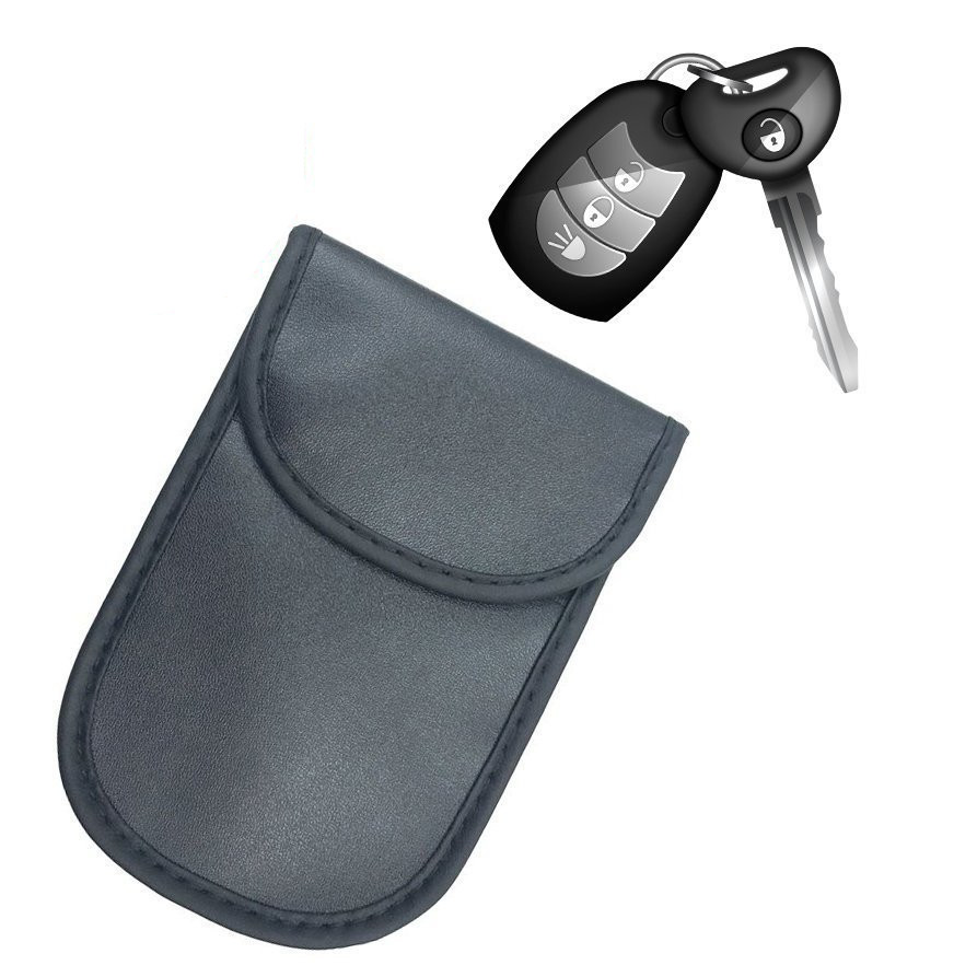 Autovõtmete vargusevastane ümbris Faraday puur 14x10cm must