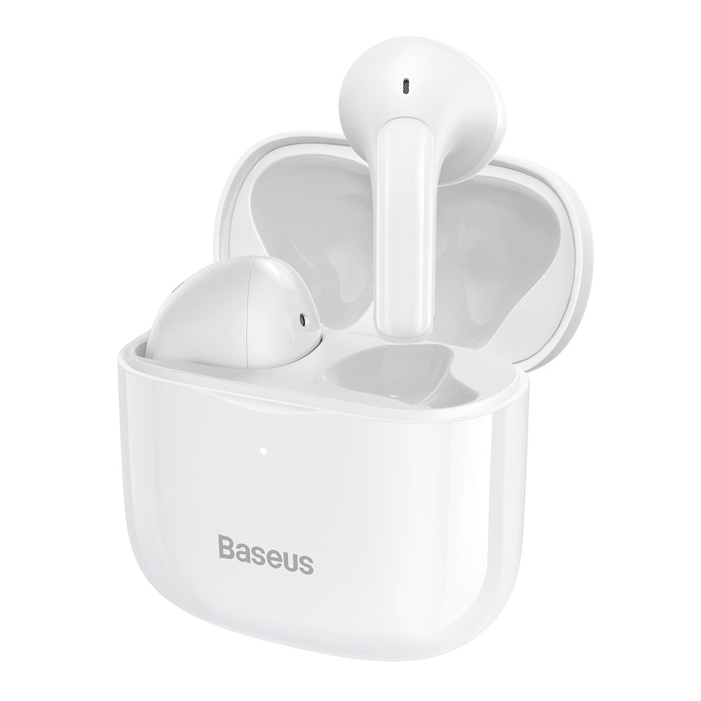 Bluetooth 5.0 TWS in-ear wireless headphones waterproof IP64 E3 white