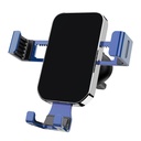 Gravity car mount for smartphone on the grille blue