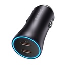 Golden Contactor Pro 2xUSB-C 40W car charger grey