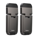 Laptop stand feet sticky folding 2pcs gray.