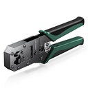 RJ45 plug crimper for network cables green
