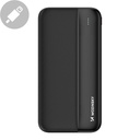 Powerbank Li-Po 10000mAh 2xUSB black