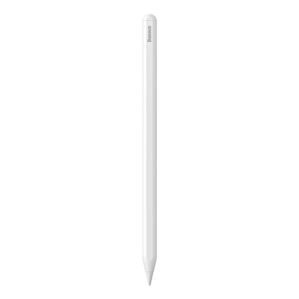 Stylus pen for iPhone iPad wireless active + replaceable tip white