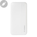 Powerbank Li-Po 10000mAh 2xUSB white