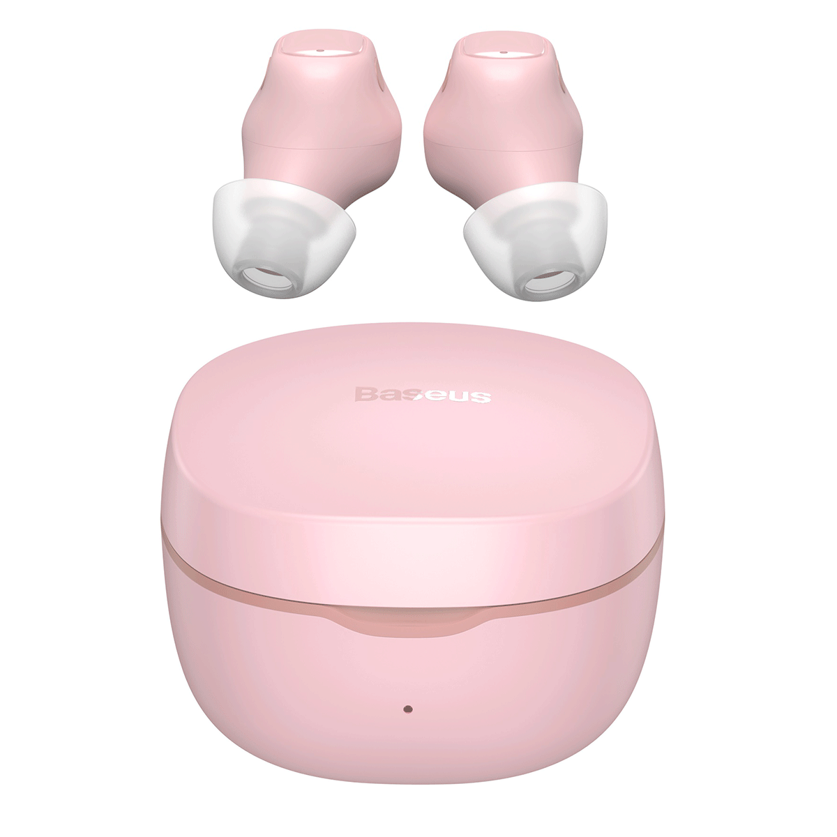 Encok WM01 TWS Bluetooth 5.3 dock wireless headphones pink
