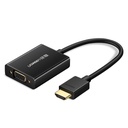 Adapter HDMI - VGA adapter + USB - micro USB cable 1m black