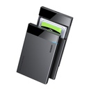 SATA 2,5'' 6TB USB-C 3.0 kõvaketta korpus mustana
