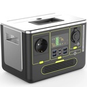 Kaasaskantav powerbank laadimisjaam 4xUSB 2xUSB-C 1xDC 1xAC 40 Ah LED