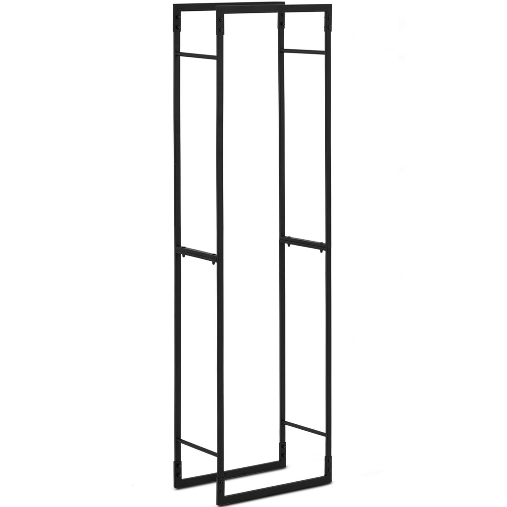 Ristkülikukujuline metallist küttepuude statiiv LOFT kuni 30 kg 40 x 25 x 150 cm
