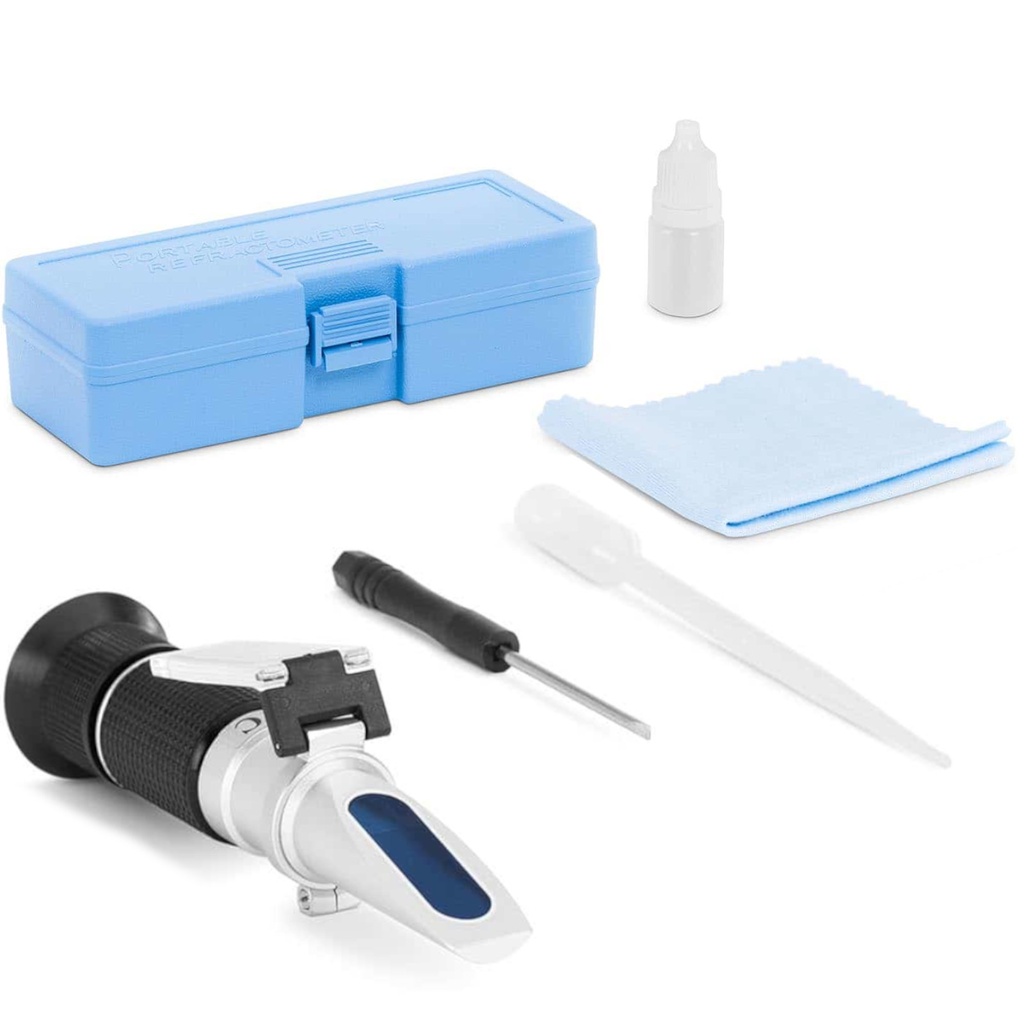 Refractometer meter for measuring water sugar in honey with 1% accuracy