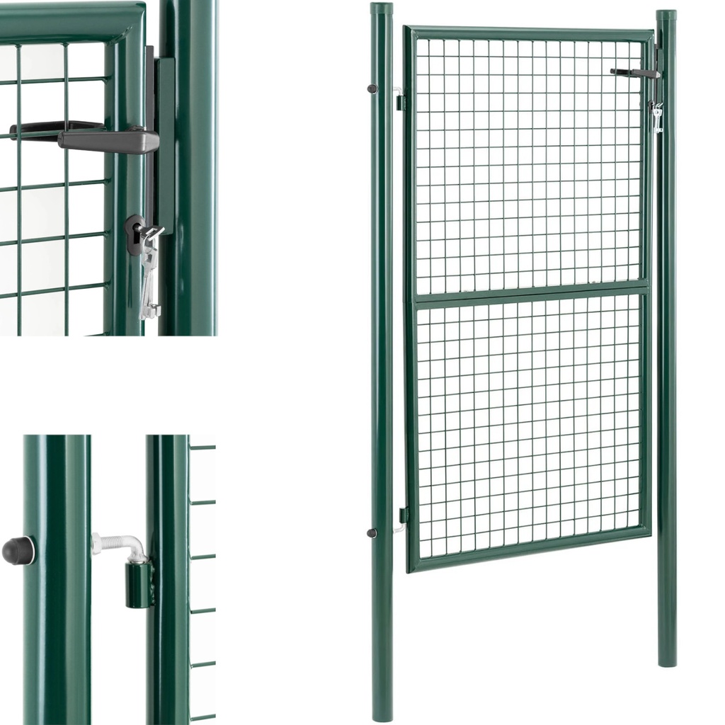 Garden entrance gate in steel 107.5 x 196 cm