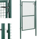 Garden entrance gate in steel 107.5 x 196 cm