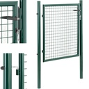 Garden entrance gate in steel 107.5 x 150 cm