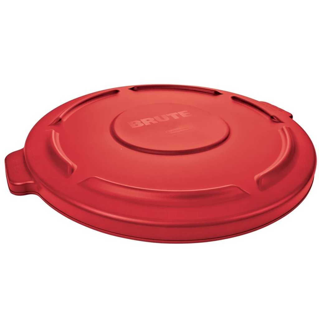 Lid for BRUTE Round 166L industrial container - red
