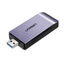 Memory card reader SD / micro SD / CF / MS plug USB 3.0 - gray