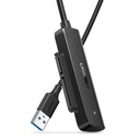 HDD SSD 2.5'' SATA III 3.0 to USB adapter - black