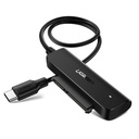 HDD SSD 2.5'' SATA III 3.0 to USB-C adapter - black