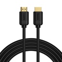 HDMI 2.0 4K 60Hz 3D HDR 18Gbps cable 3m - black
