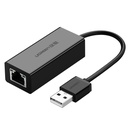 Väline LAN adapter RJ45 - USB 2.0 100 Mbit/s - must