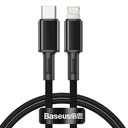 Cable cable for iPhone USB-C - Lightning fast charging 20W 1m - black