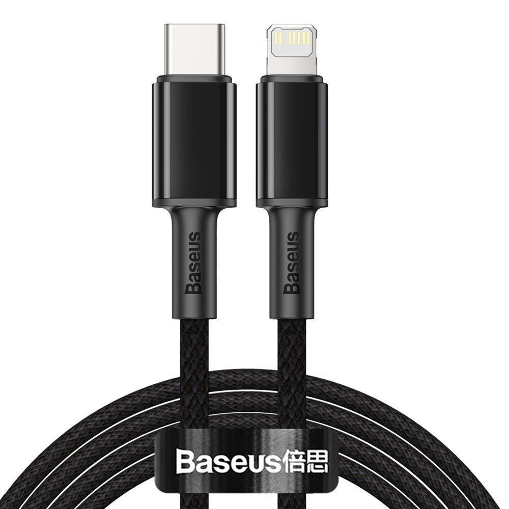 Cable cable for iPhone USB-C - Lightning fast charging 20W 2m - black