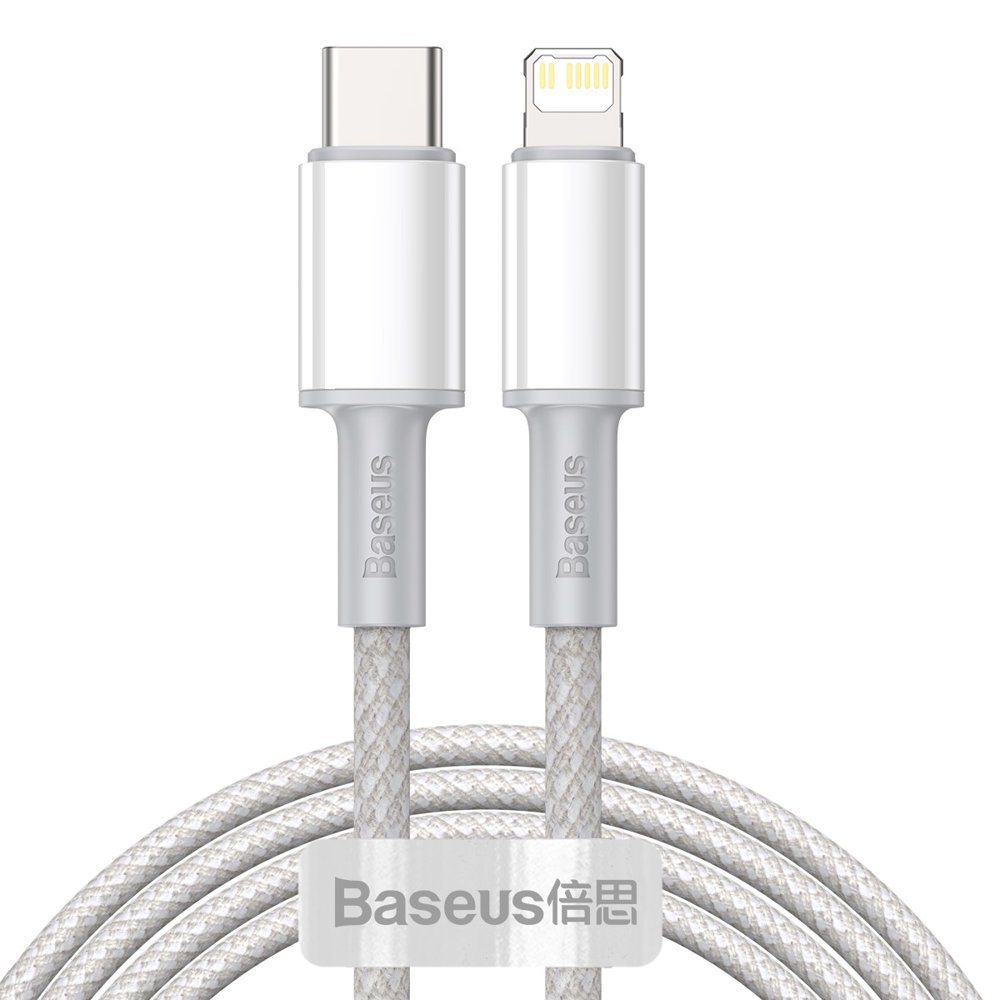 Cable cable for iPhone USB-C - Lightning fast charging 20W 2m - white