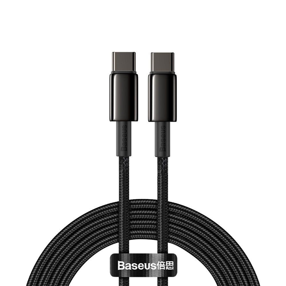 USB-C - USB-C fast charging cable 100W 2m - all black