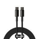 USB-C - USB-C fast charging cable 100W 2m - all black