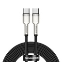 USB-C cable - USB-C Cafule Metal Data Power Delivery cable 100W 2m - black