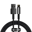 Braided cable cable for iPhone USB - Lightning 1m - all black