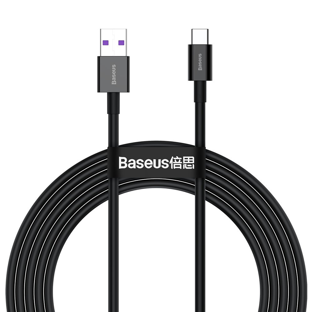 Superior cable cable for Huawei USB - USB-C 11V / 6A SuperCharge 2m - black