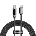 USB-C - USB-C cable with power meter display 2m - black