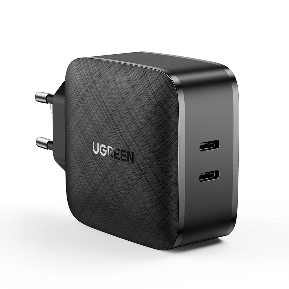 Laadija 2x USB-C 66W Power Delivery 3.0 Quick Charge 4.0 - must