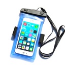 Waterproof armband PVC phone case cover - blue