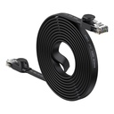 Patchcord RJ45 Speed Six 1000Mbps flat network cable 10m - black