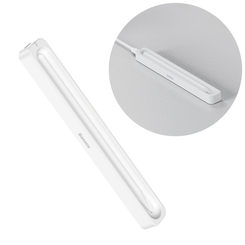 Wireless charger for Apple Pencil 2 stylus - white