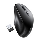 Vaikne ergonoomiline traadita arvutihiir 2x AA - must