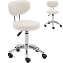 ASCONA cosmetic chair on a mobile base - beige