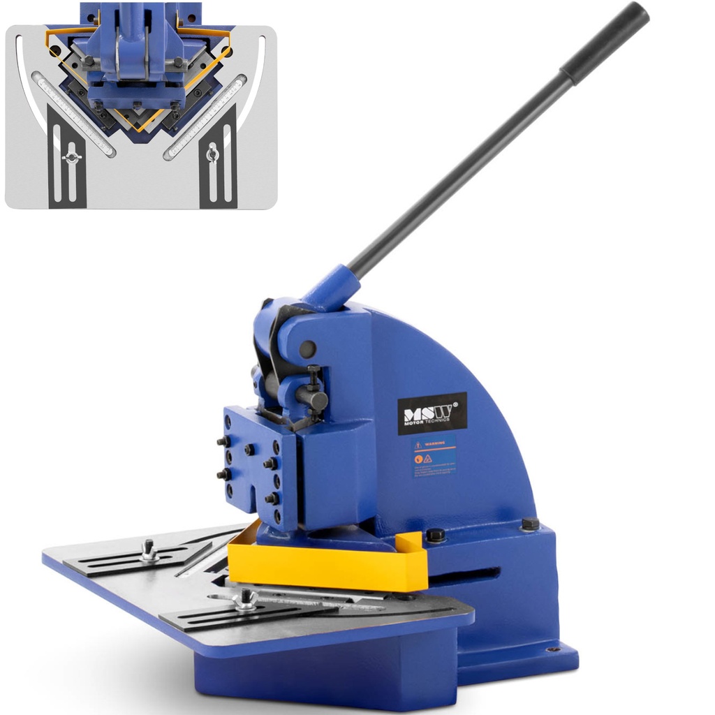 Manual 90 angle punching machine for sheet metal 4 tons of pressure