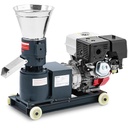 Pelletizer feed pelletizer with 7.5HP 90-120 kg/h internal combustion engine