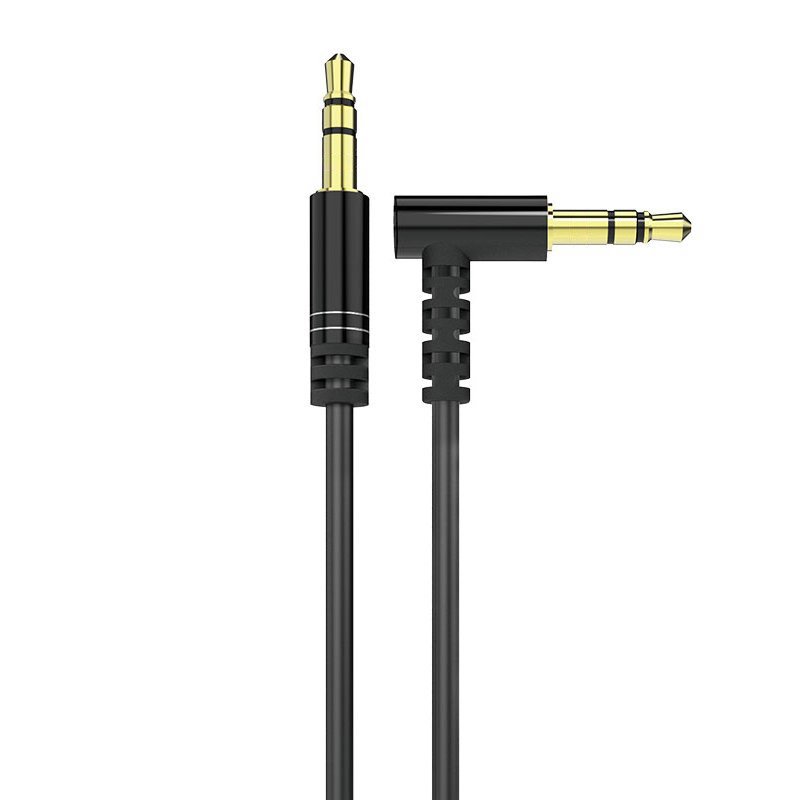 Angular AUX mini jack 3.5mm audio cable 1m black