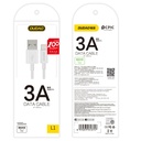 Cable cable for iPhone USB - Lightning 3A 1m white