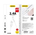 Cable cable for iPhone USB - Lightning 2.4A 1m white